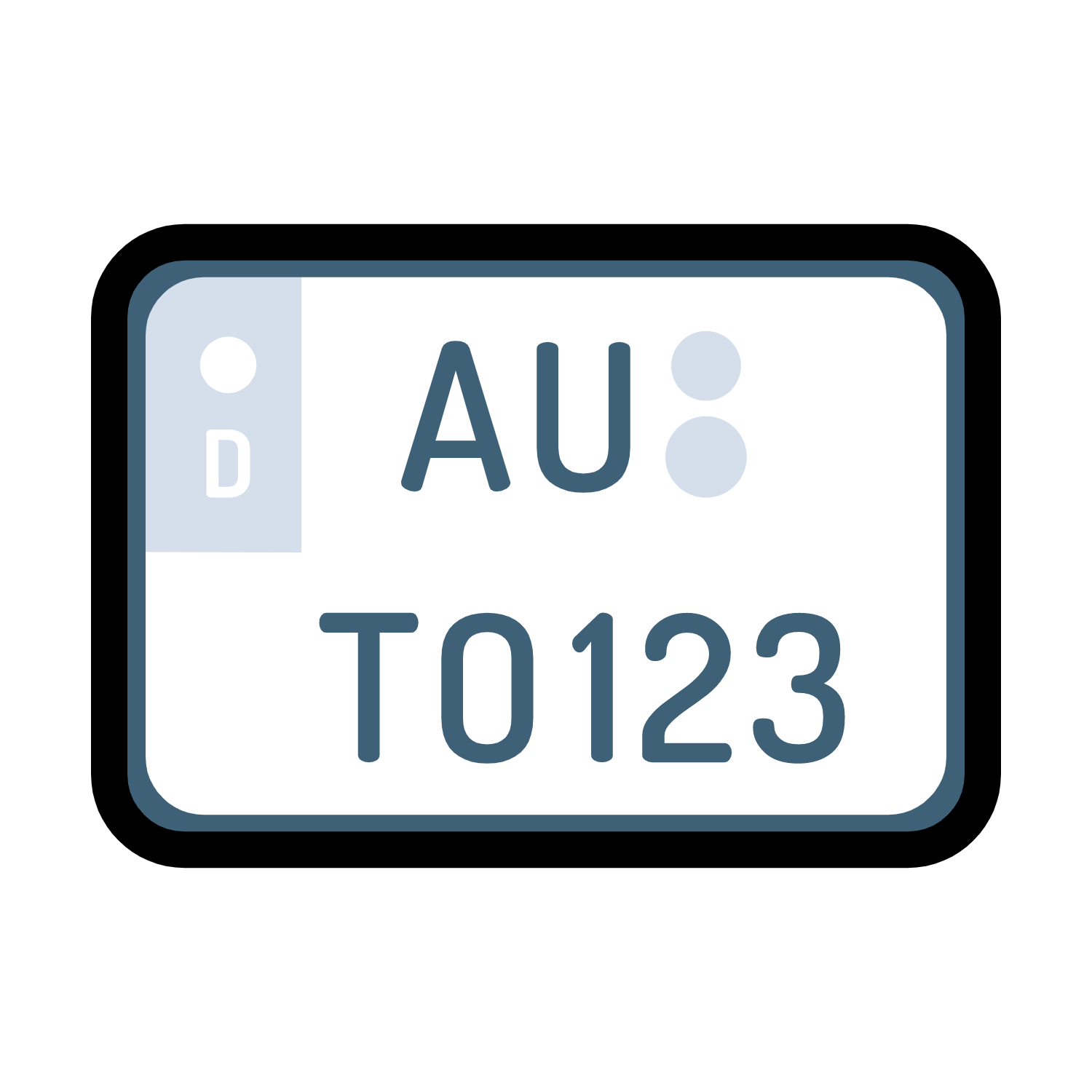 2x Kennzeichenhalter Stahl ROT Pulverbeschichtet für DEUTSCHLAND und EU  (Kennzeichen der Größe 520mm x 110mm) Nummernschildhalter  Kennzeichenhalterung